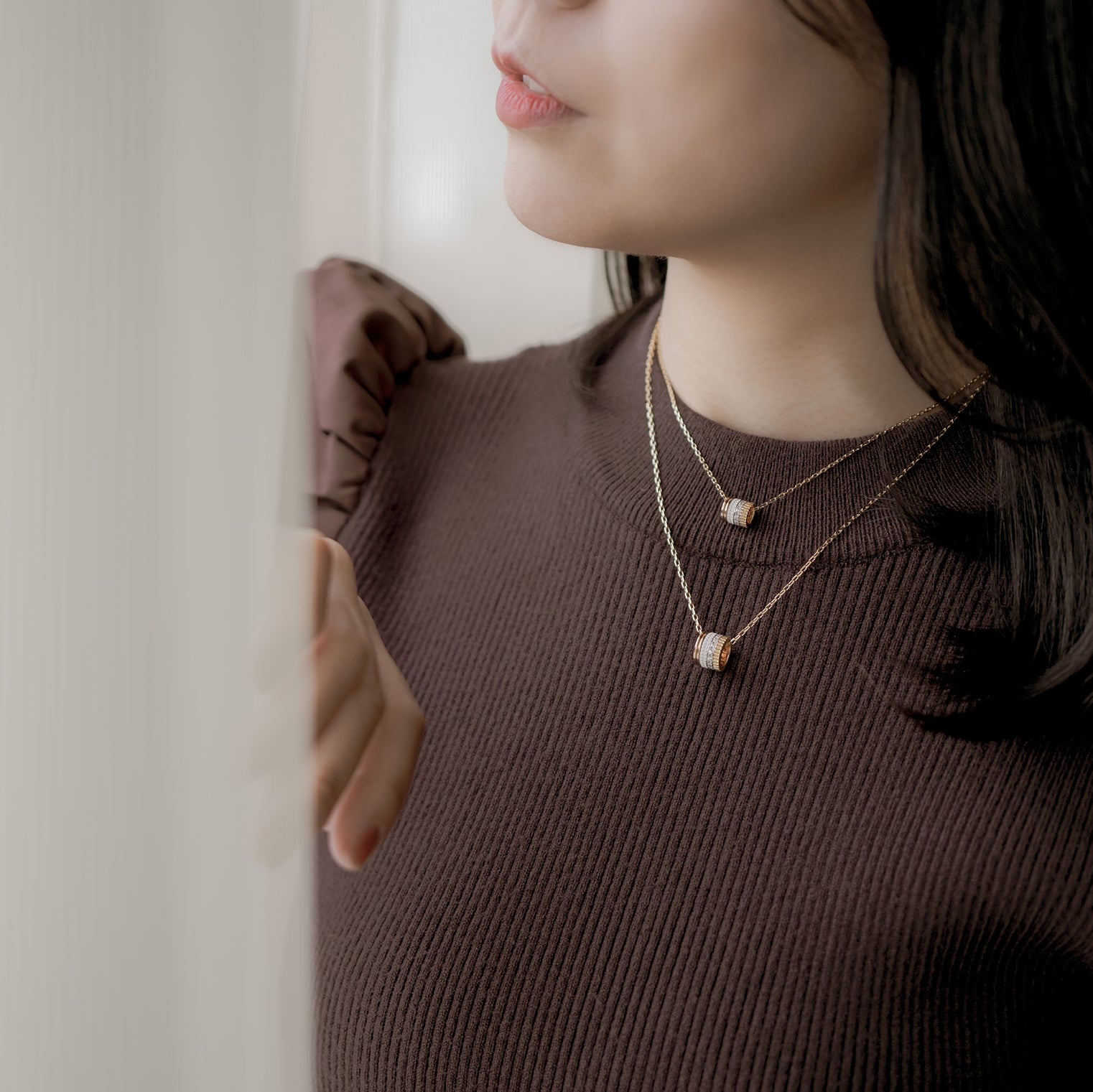 BOUCHERON ブシュロン キャトル ホワイト ペンダント ラージ JPN00375