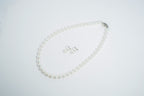 Pearl パール 天女 ネックレス、ピアスセット8.5ｍｍ～9.0mm P67051