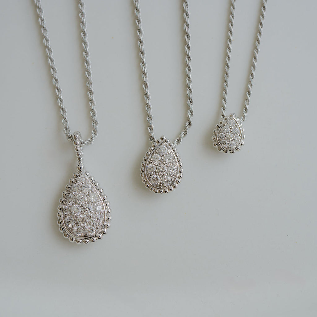 BOUCHERON ブシュロン セルパンボエム ペンダント ホワイトゴールド ミディアム JPN00555