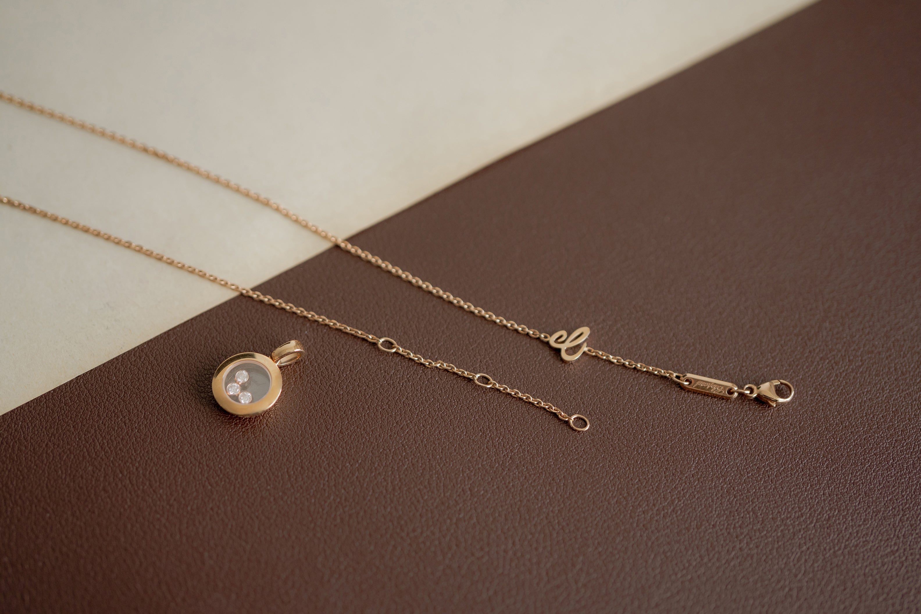 ショパール ハッピーダイヤモンド  アイコン ラウンドネックレス(バチカン有) S 79A018-5001