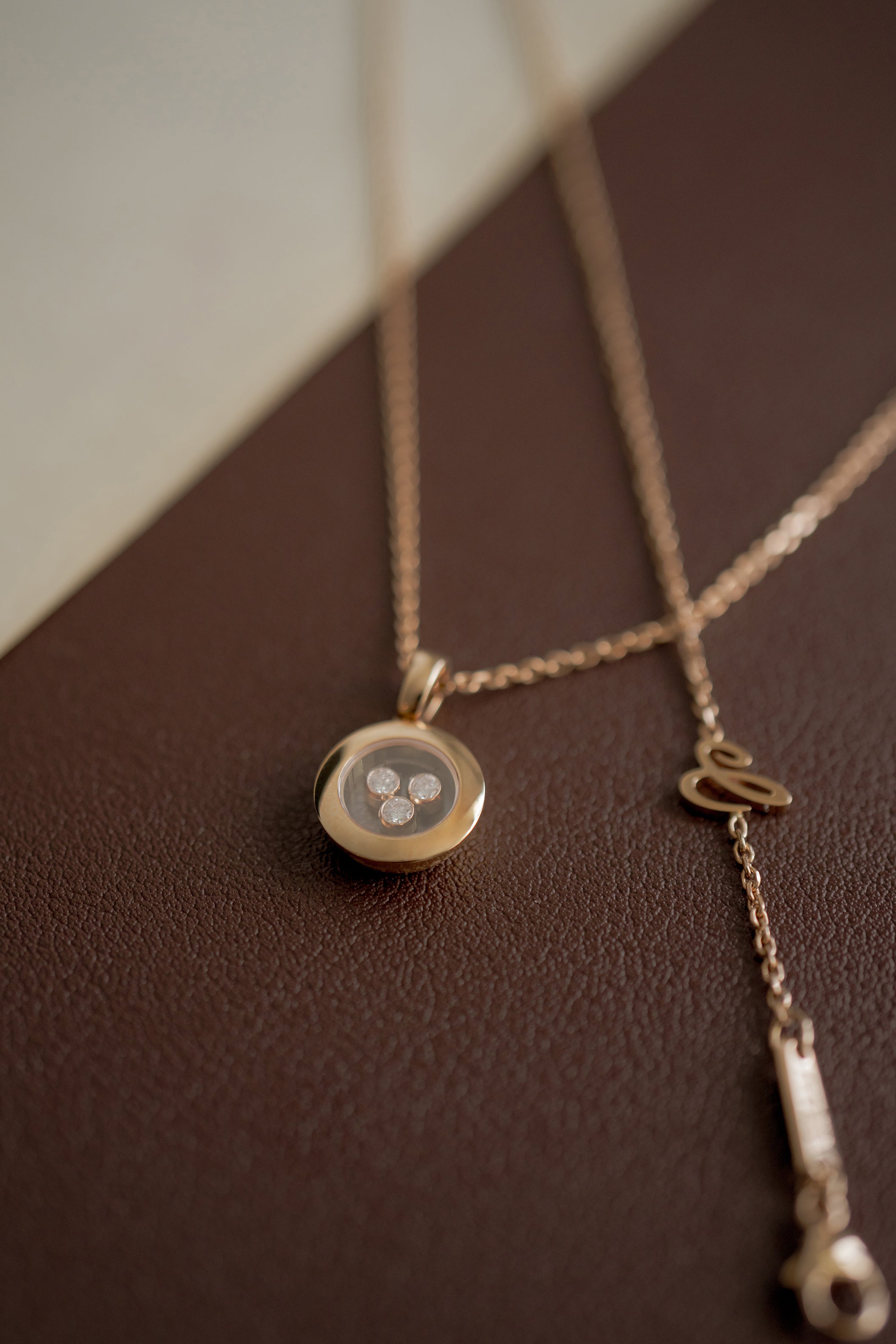 ショパール ハッピーダイヤモンド  アイコン ラウンドネックレス(バチカン有) S 79A018-5001