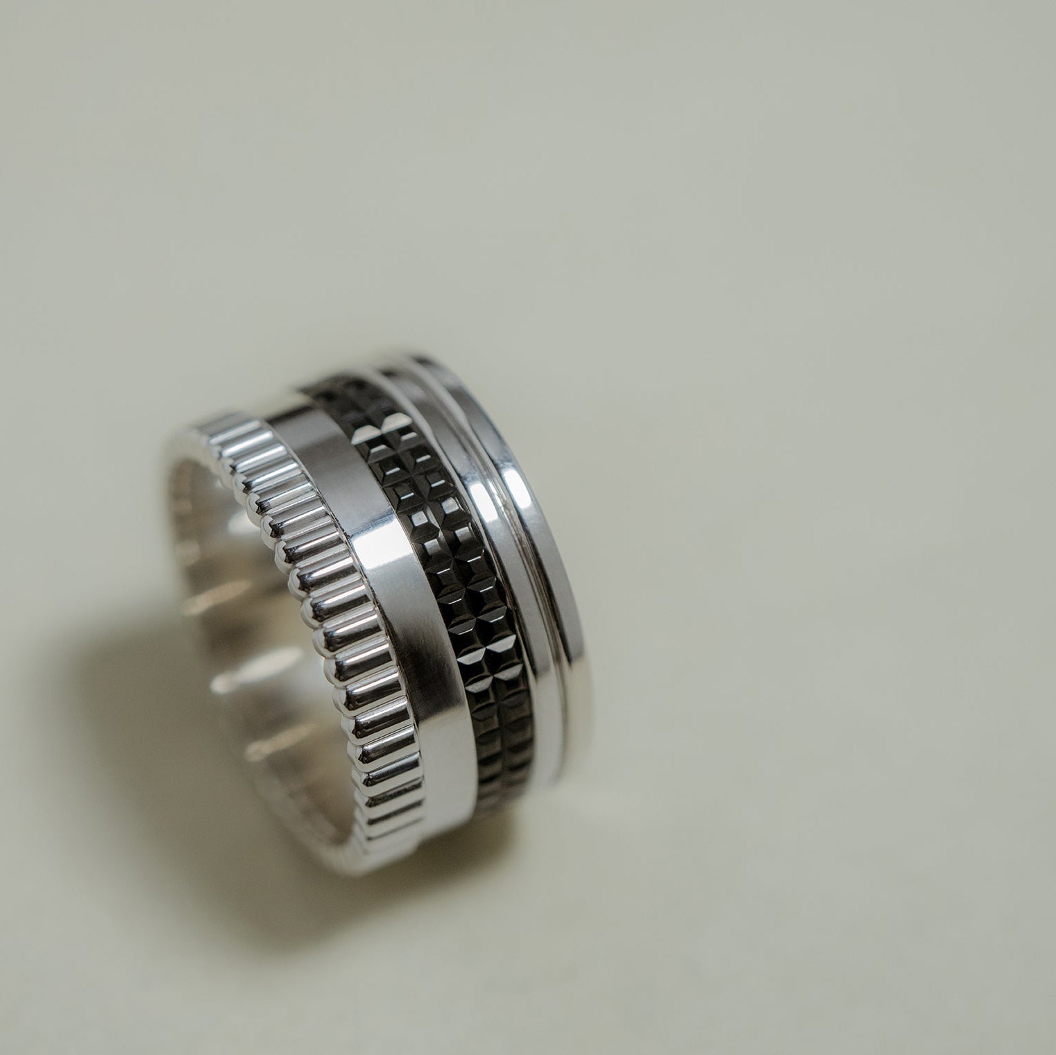 BOUCHERON ブシュロン キャトル ブラック リング ラージ JRG01789