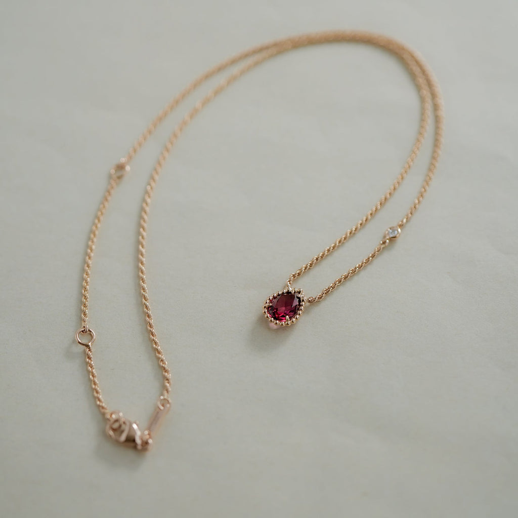 BOUCHERON ブシュロン SERPENT BOHÈME RHODOLITE GARNET セルパンボエム ペンダント エクストラスモール JPN00629