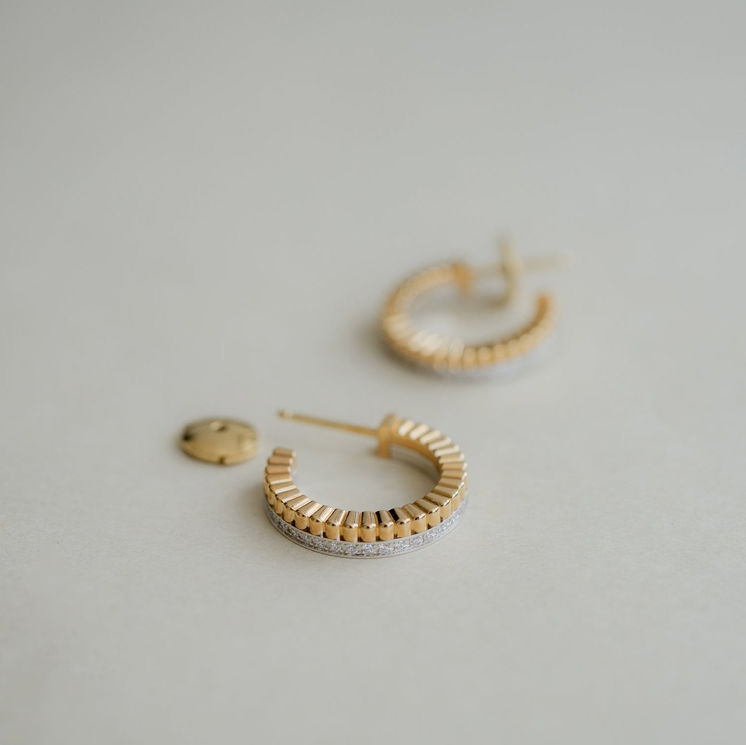 BOUCHERON ブシュロン キャトル ラディアント フープイヤリング JCO01677