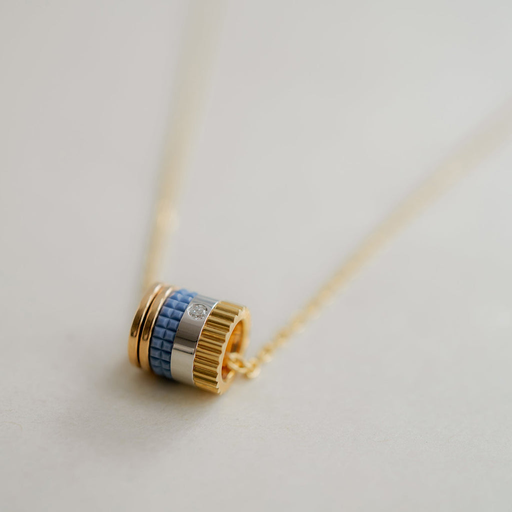 BOUCHERON ブシュロン キャトル ブルー ペンダント スモール JPN00635