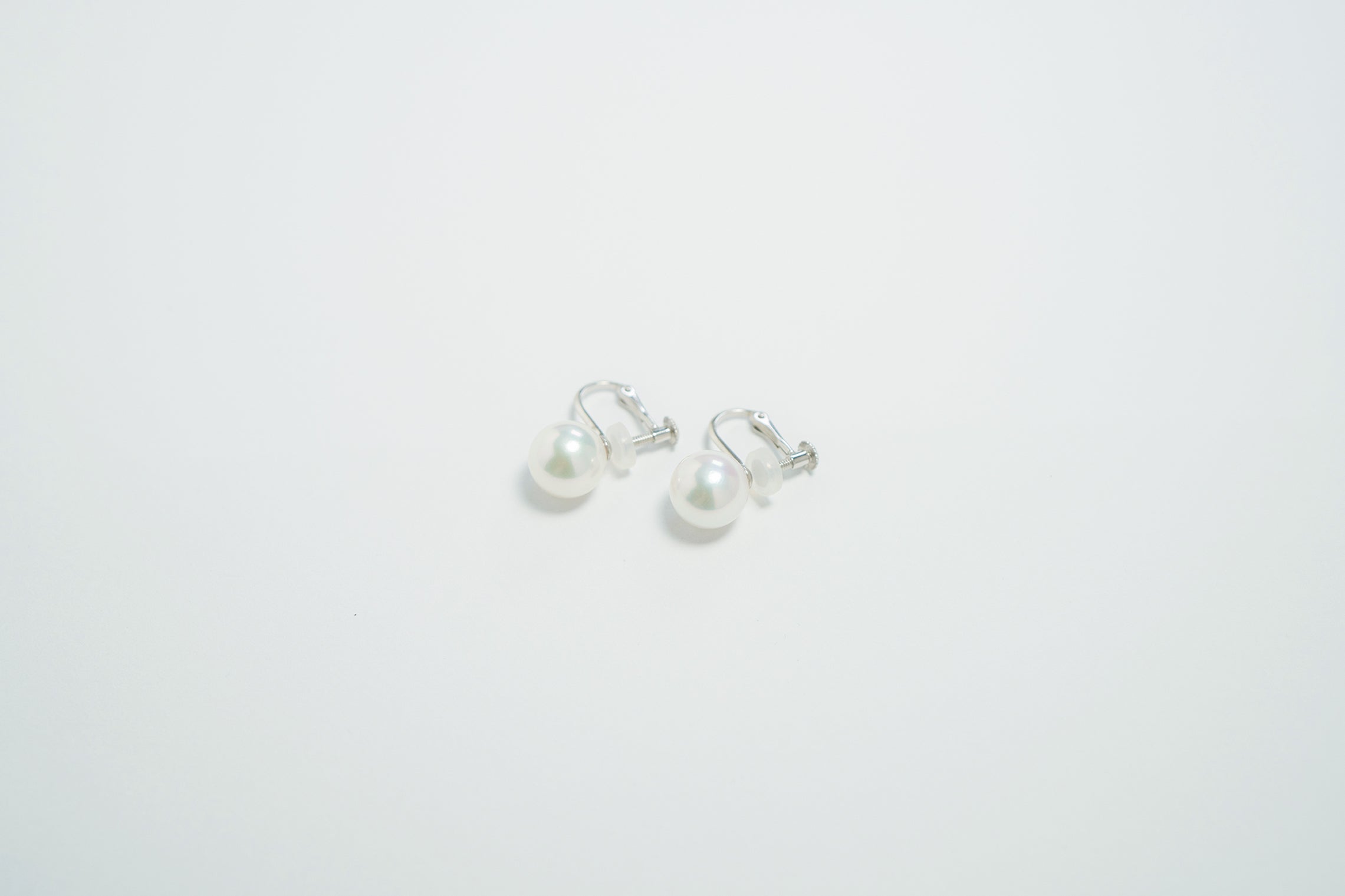 Pearl パール 天女 ネックレス、ピアスセット8.5ｍｍ～9.0mm P67051