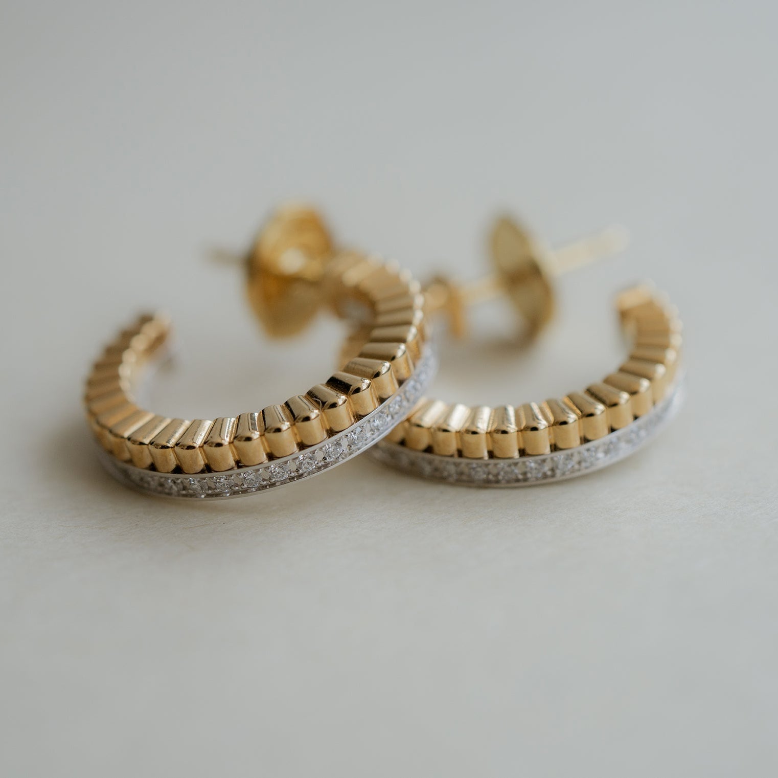 BOUCHERON ブシュロン キャトル ラディアント フープイヤリング JCO01677