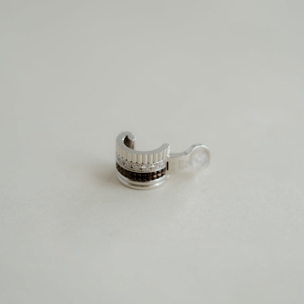 BOUCHERON ブシュロン キャトル ブラック シングル クリップイヤリング スモール JCO01475