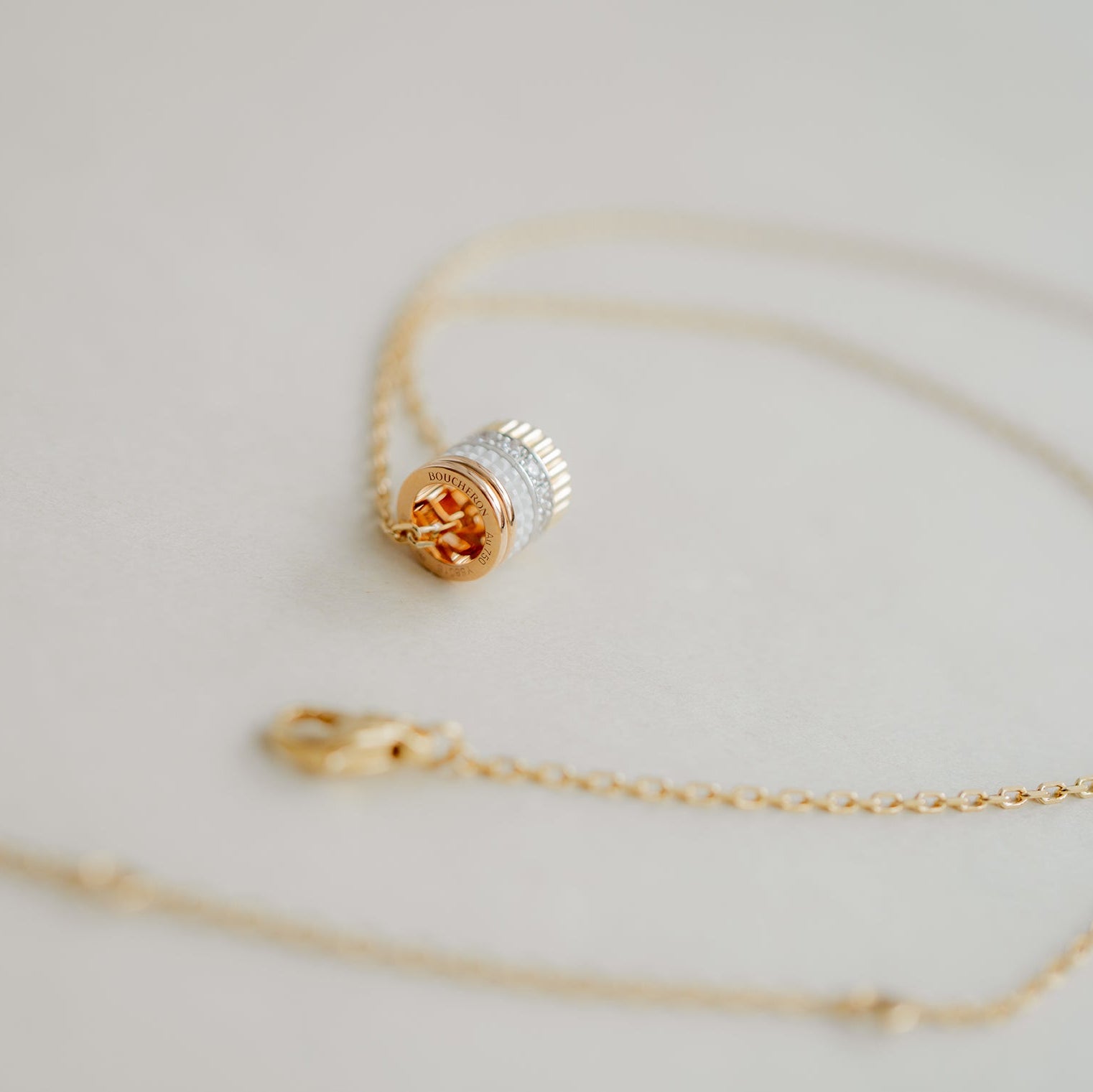 BOUCHERON ブシュロン キャトル ホワイト ダイヤモンド ペンダント スモール JPN00700