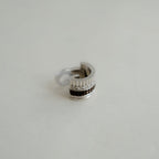 BOUCHERON ブシュロン キャトル ブラック シングル クリップイヤリング スモール JCO01475
