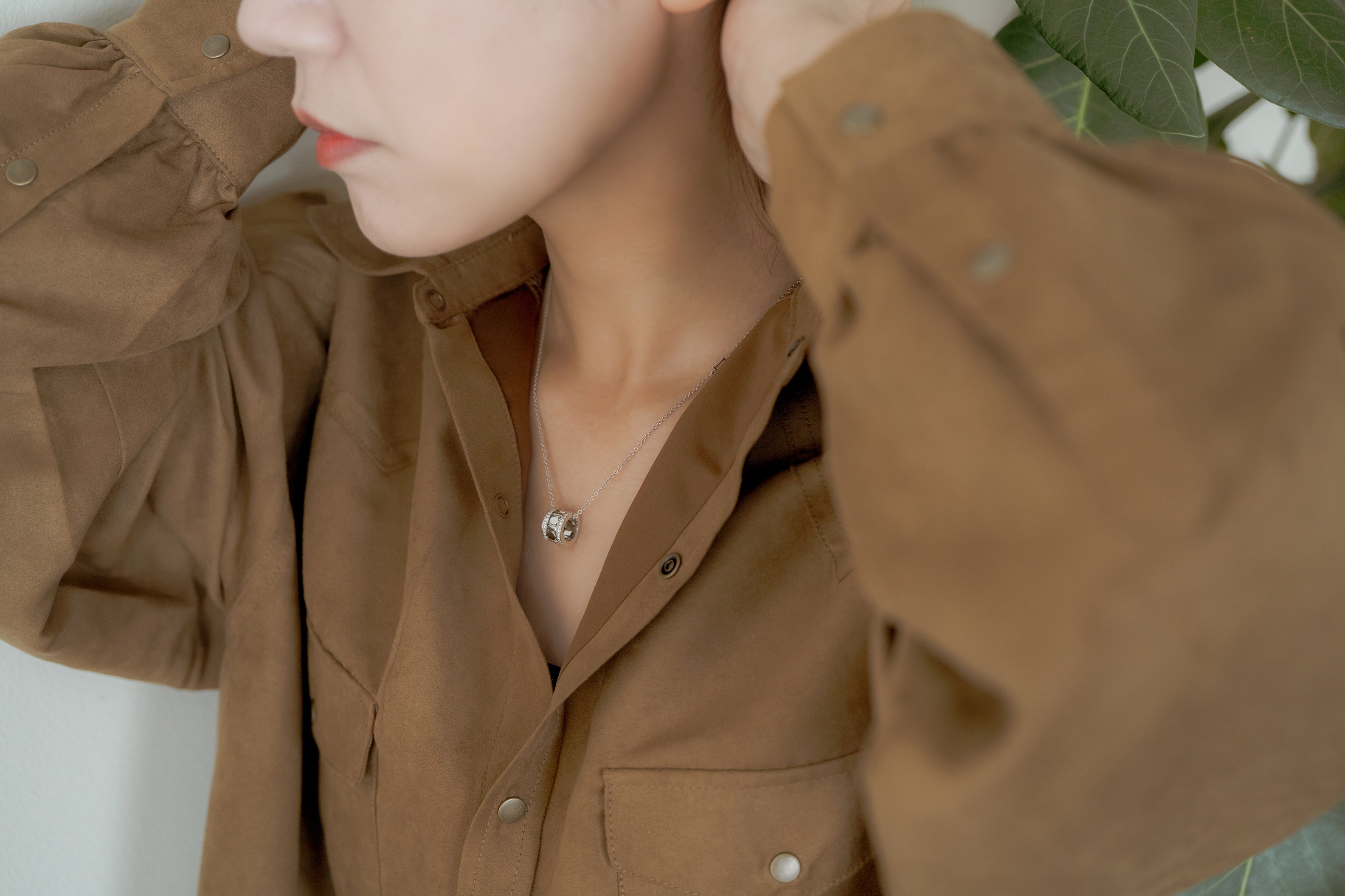 ダミアーニ ベル エポック・リール ホワイトゴールド、ダイヤモンド、ネックレス 5,7 mm 20094032