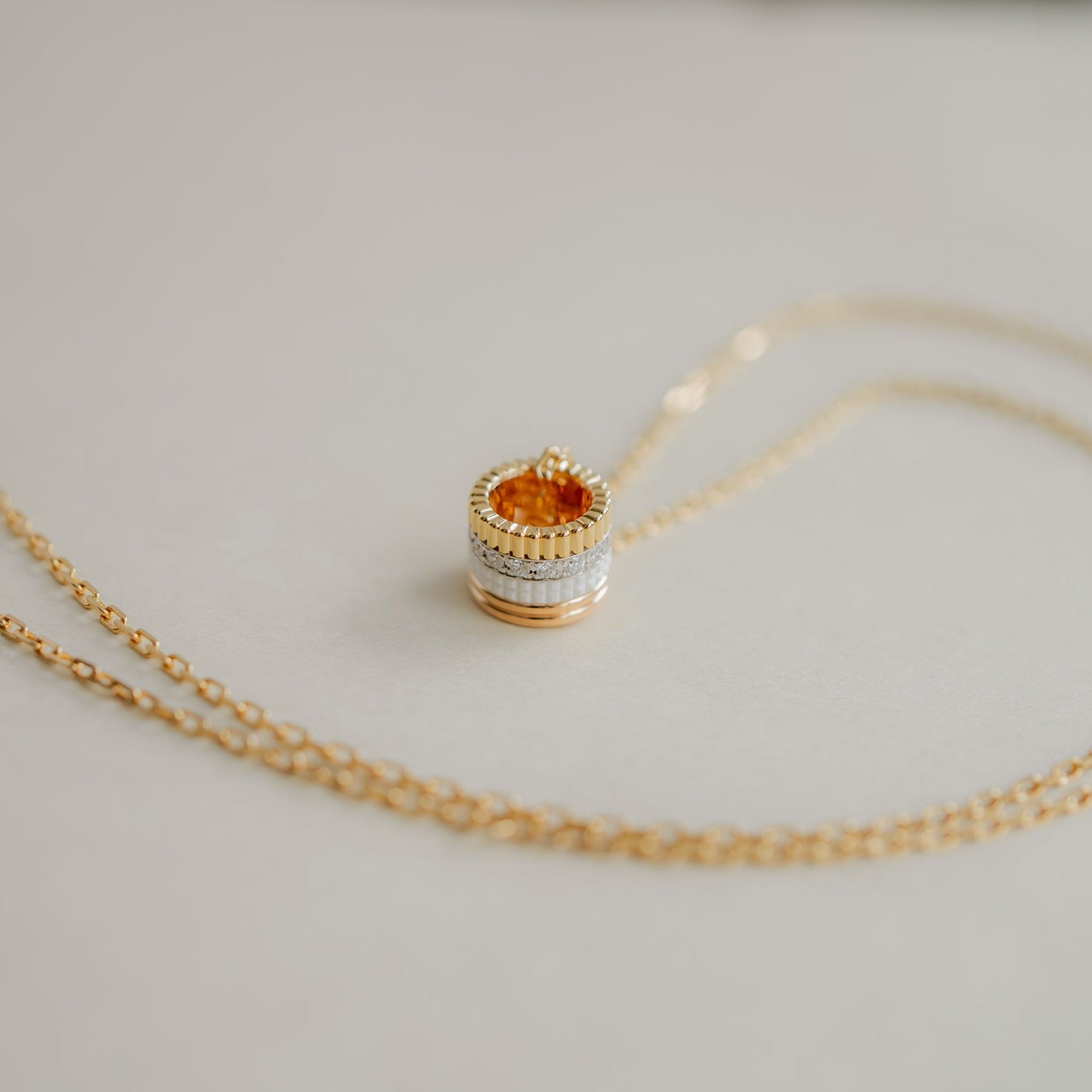 BOUCHERON ブシュロン キャトル ホワイト ペンダント ラージ JPN00375