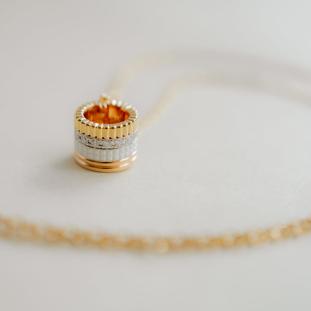 BOUCHERON ブシュロン キャトル ホワイト ペンダント ラージ JPN00375