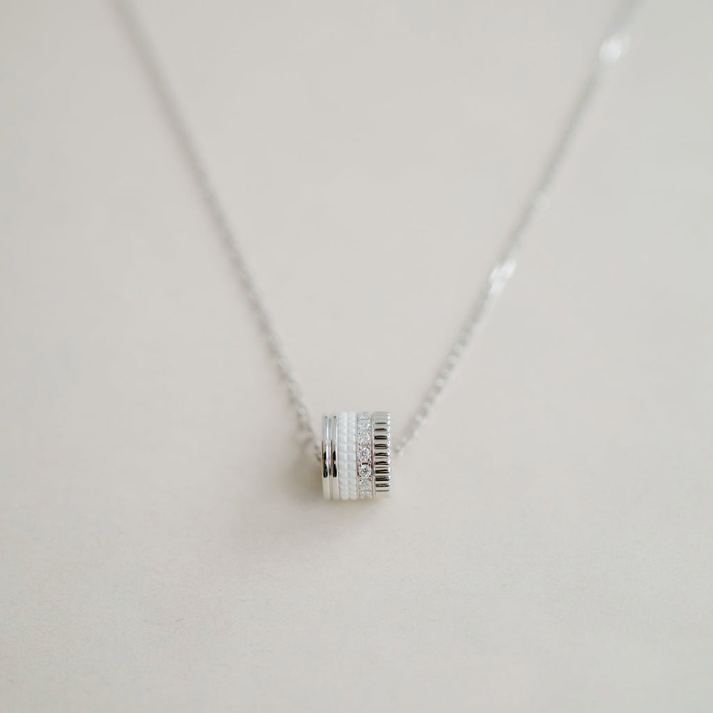 BOUCHERON ブシュロン キャトルダブル ホワイト ペンダント ラージ JPN00681