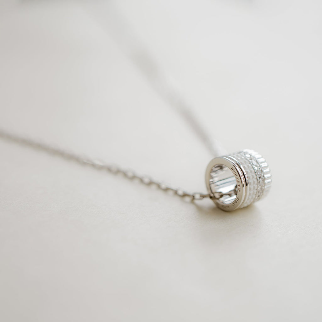 BOUCHERON ブシュロン キャトルダブル ホワイト ペンダント ラージ JPN00681