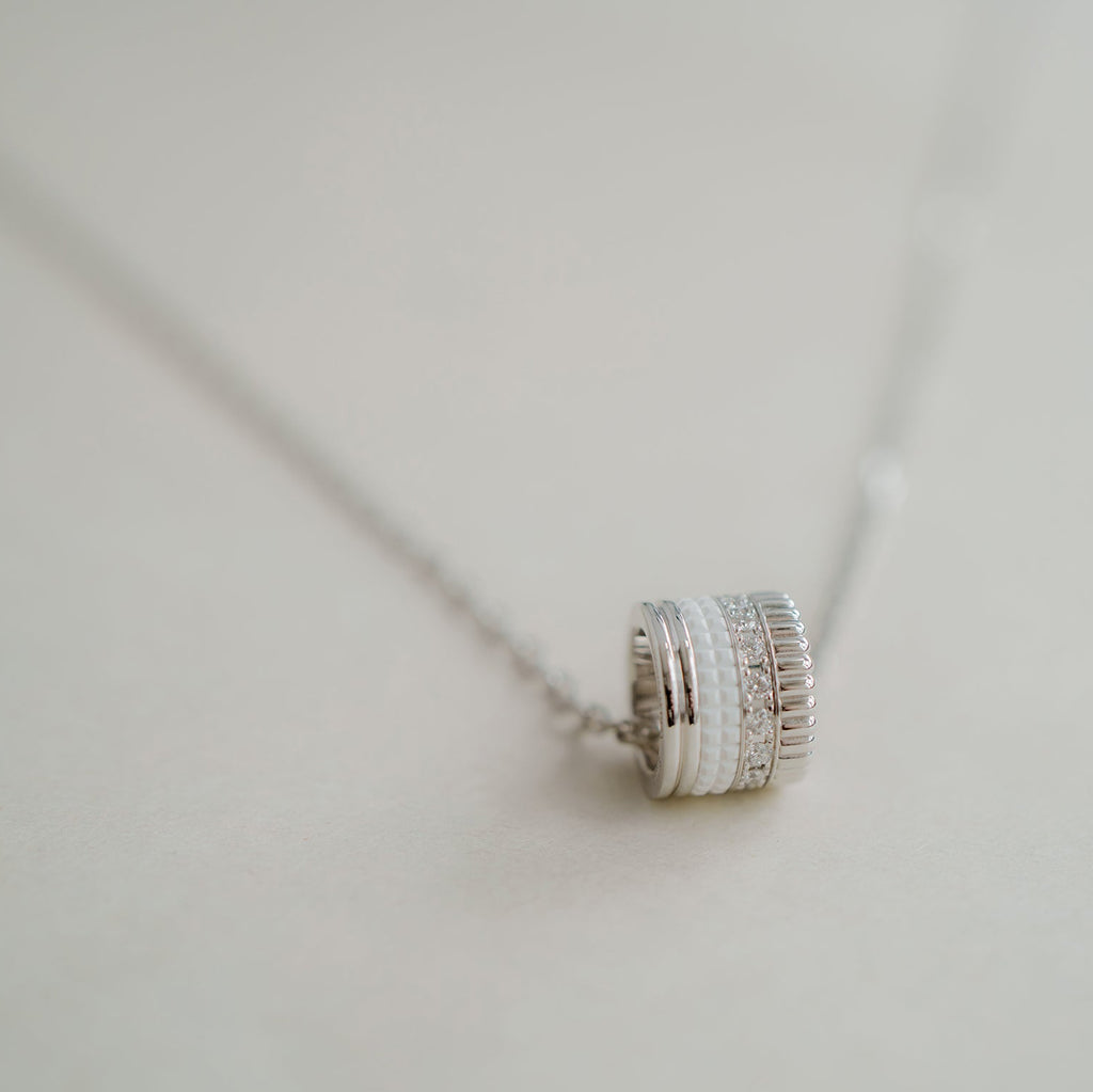 BOUCHERON ブシュロン キャトルダブル ホワイト ペンダント ラージ JPN00681