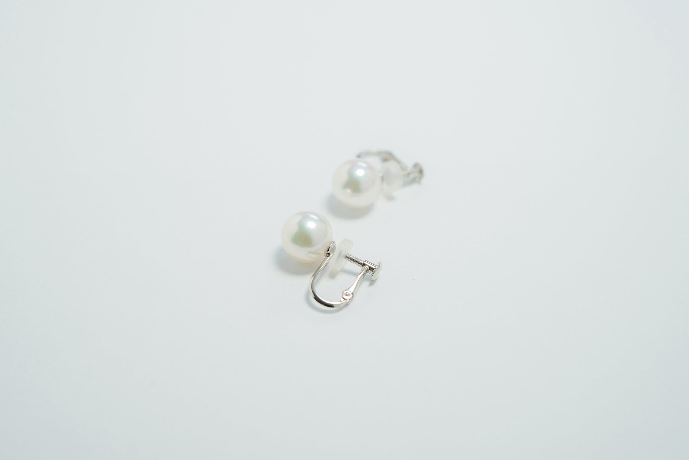 Pearl パール 天女 ネックレス、ピアスセット8.5ｍｍ～9.0mm P67051