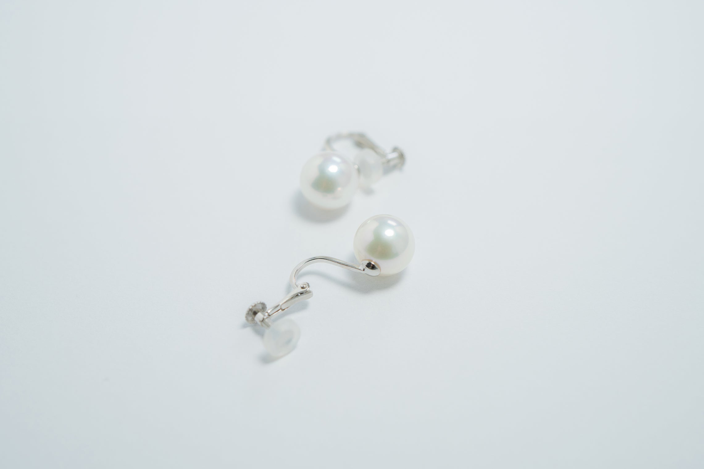Pearl パール 天女 ネックレス、ピアスセット8.5ｍｍ～9.0mm P67051