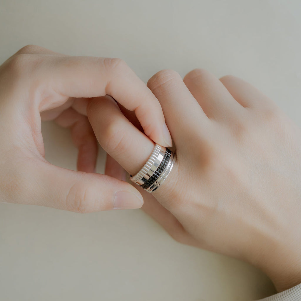 BOUCHERON ブシュロン キャトル ブラック リング ラージ JRG01789