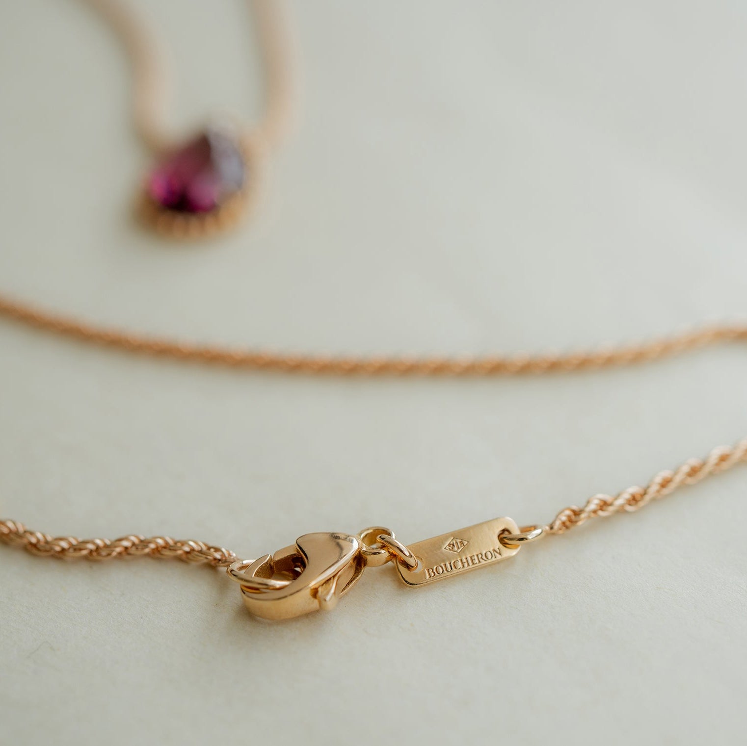BOUCHERON ブシュロン SERPENT BOHÈME RHODOLITE GARNET セルパンボエム ペンダント スモール JPN00595