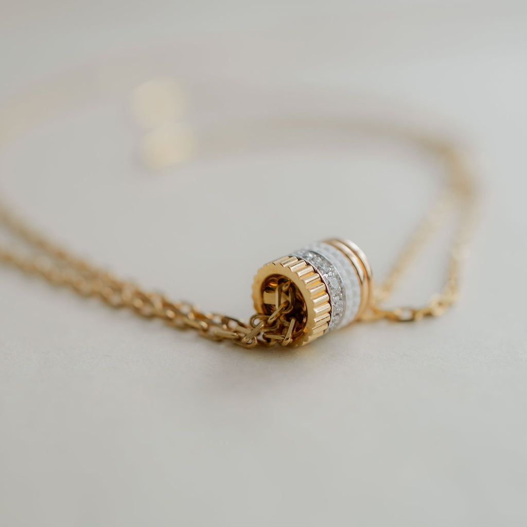 BOUCHERON ブシュロン キャトル ホワイト タイネックレス スモール JCL01152