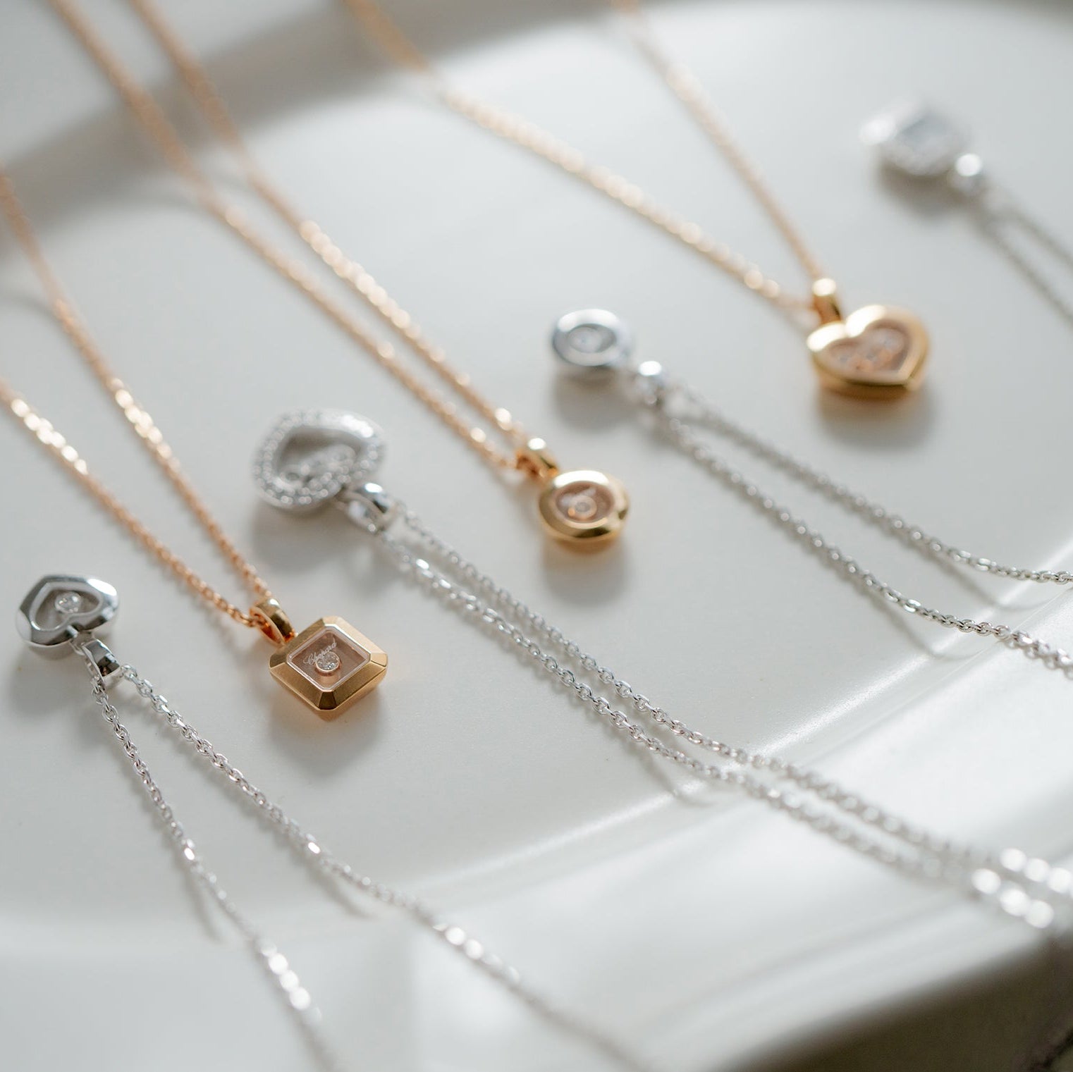 Chopard ショパール ハッピーダイヤモンド ローズゴールド ペンダント 79A114-5001