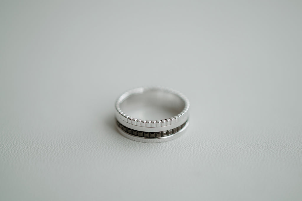 BOUCHERON ブシュロン キャトル ブラック リング スモール JRG01790