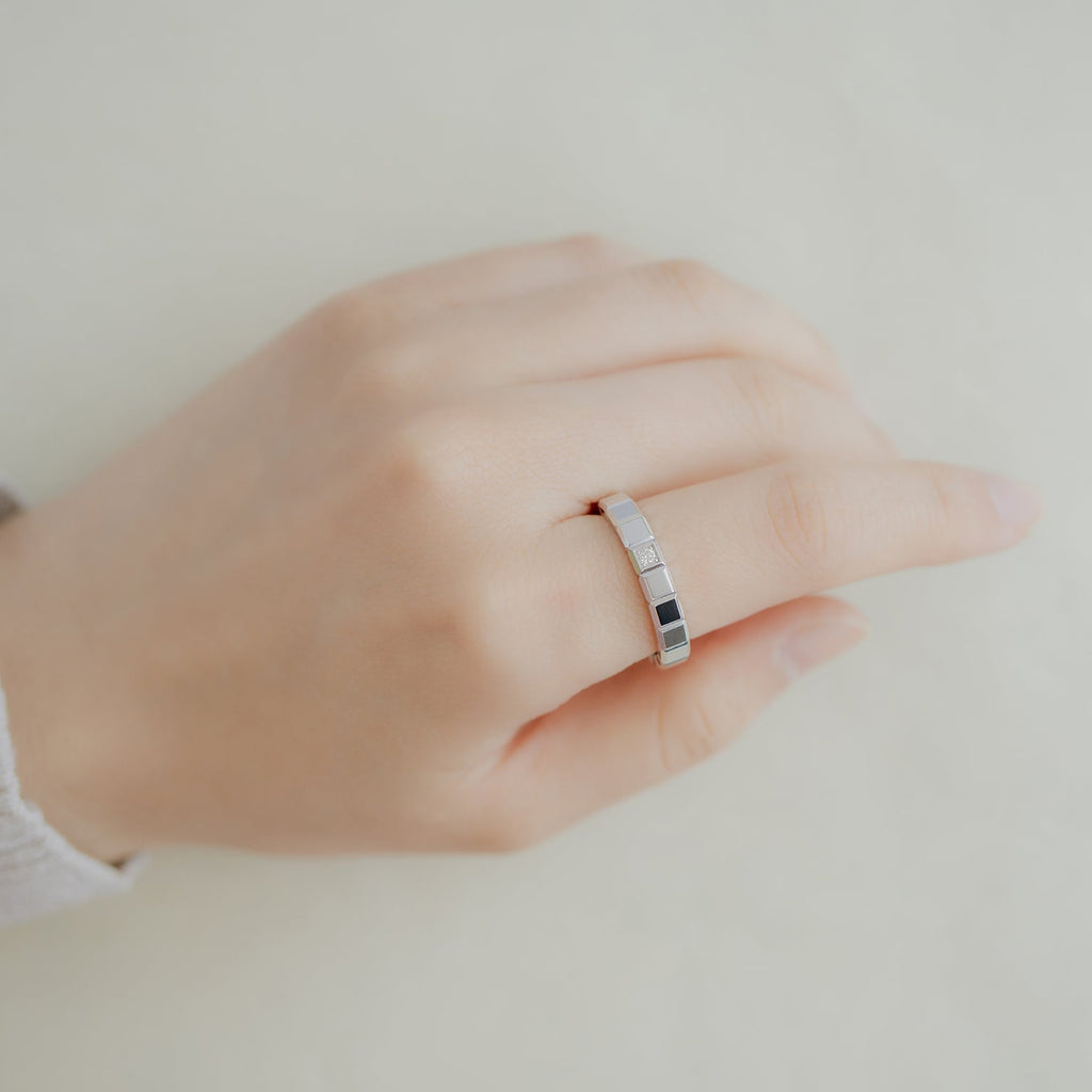 ショパール アイスキューブ ホワイトゴールド リング @829834-1069