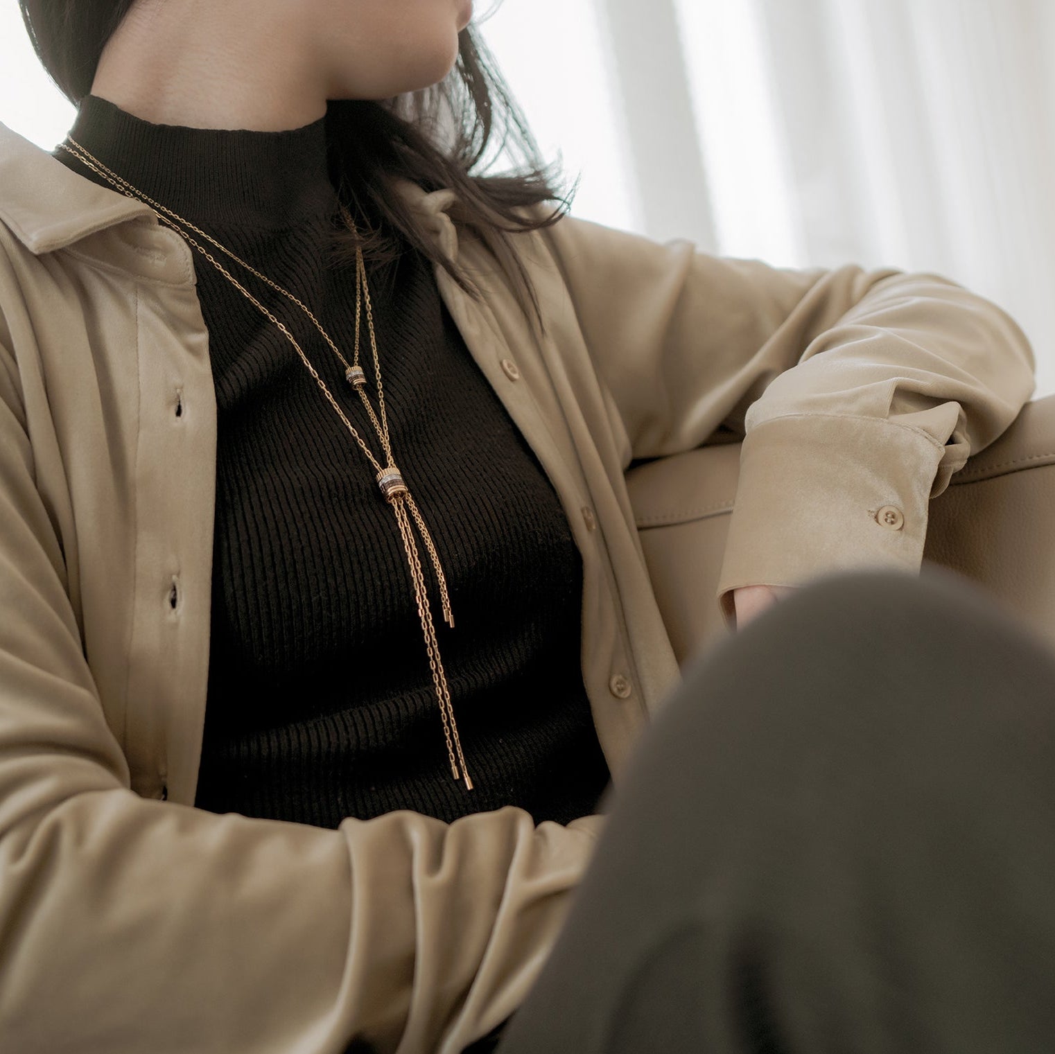 BOUCHERON ブシュロン キャトル クラシック タイネックレス スモール