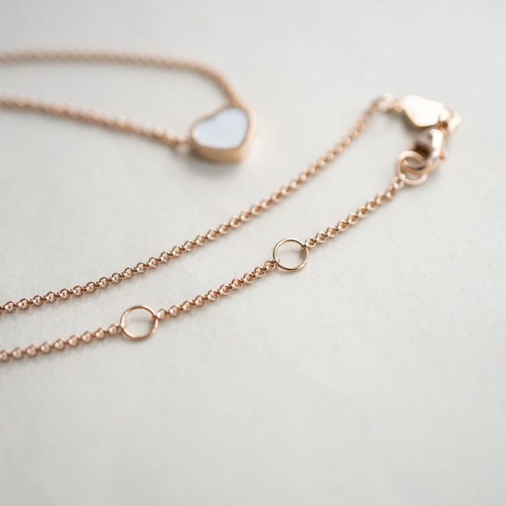 Chopard ショパール マイ ハッピーハート マザーオブパール ネックレス 81A086-5301