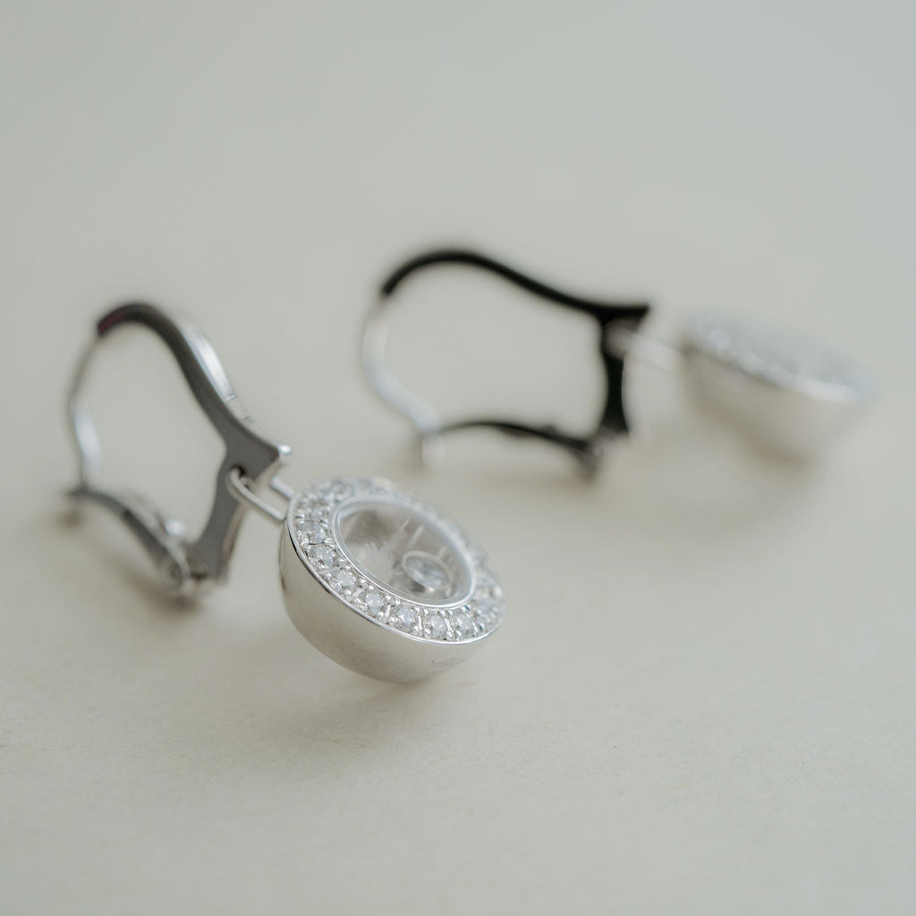 ショパール ハッピーダイヤモンド アイコン ラウンドピアス 83A017-1401