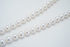 Pearl パール 花珠 ネックレス、ピアスセット 7.5mm～8.0mm SS300866
