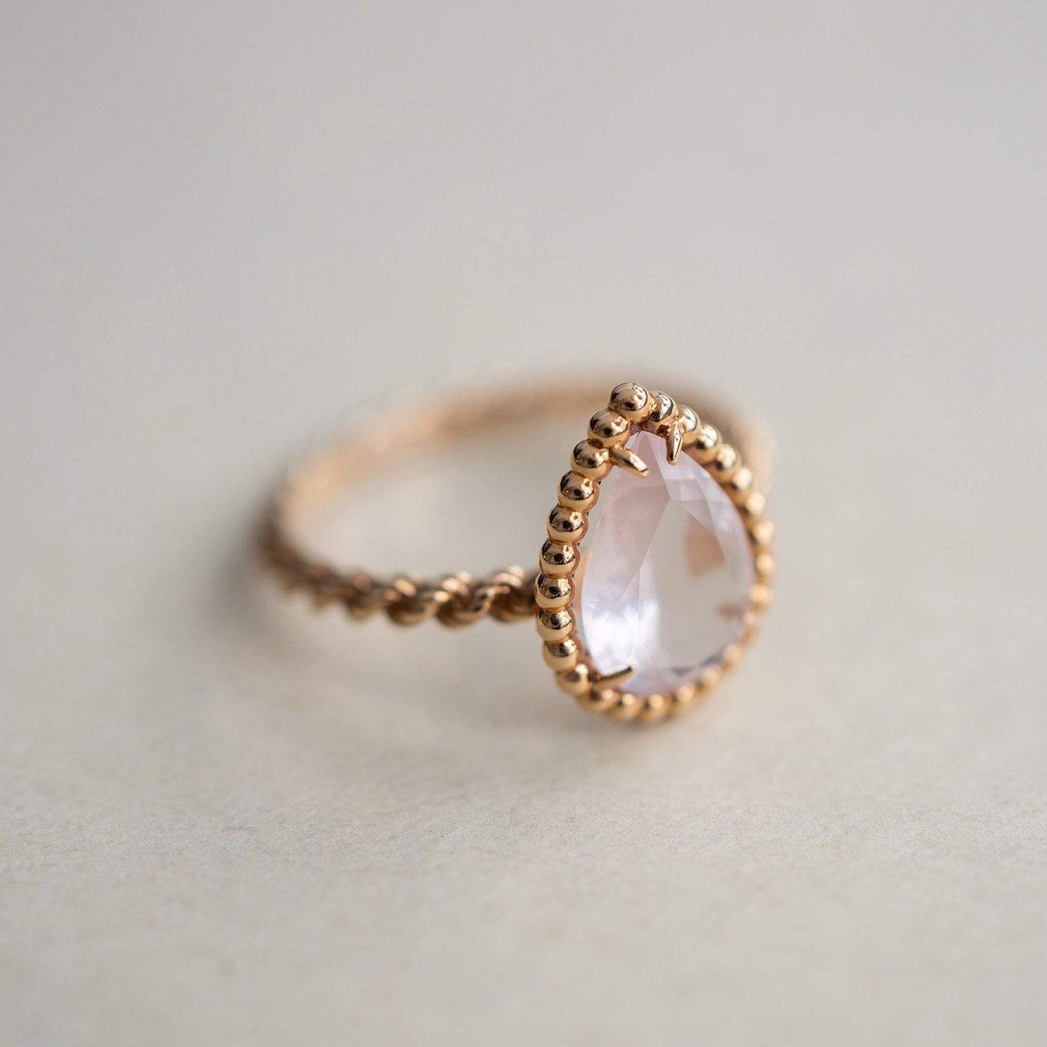 BOUCHERON ブシュロン セルパンボエム リング スモール ピンククォーツ