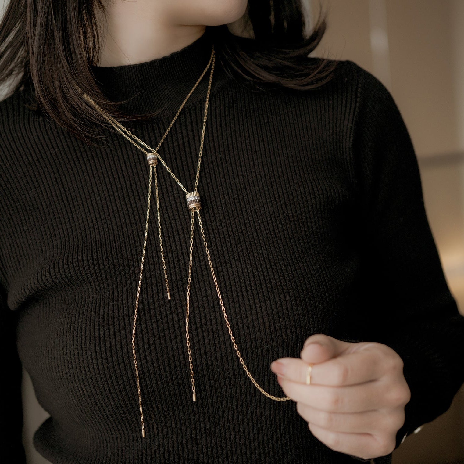 BOUCHERON ブシュロン キャトル クラシック タイネックレス スモール JCL01151