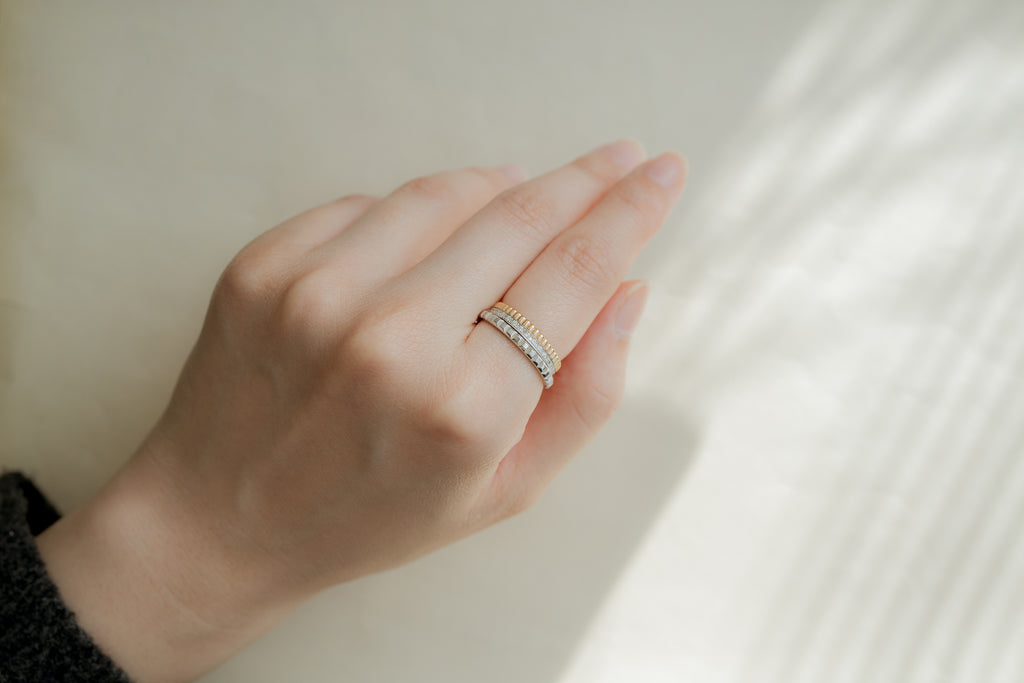 BOUCHERON ブシュロン キャトル クル ド パリ リング ミディアム JAL00109
