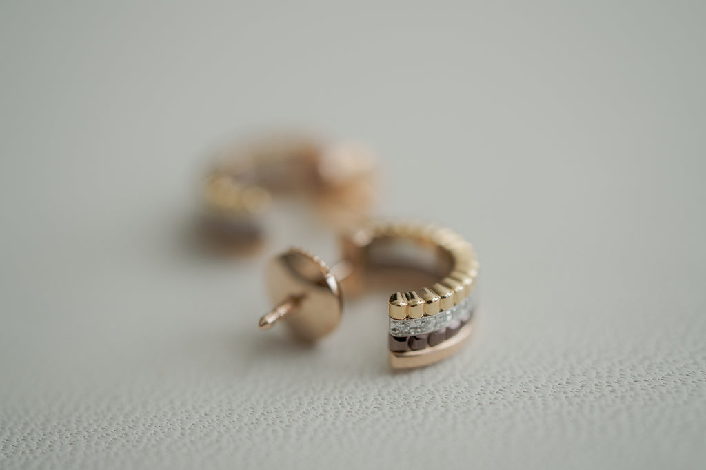 BOUCHERON ブシュロン QUATRE CLASSIQUE キャトル クラシック フープイヤリング ミニ JCO00122