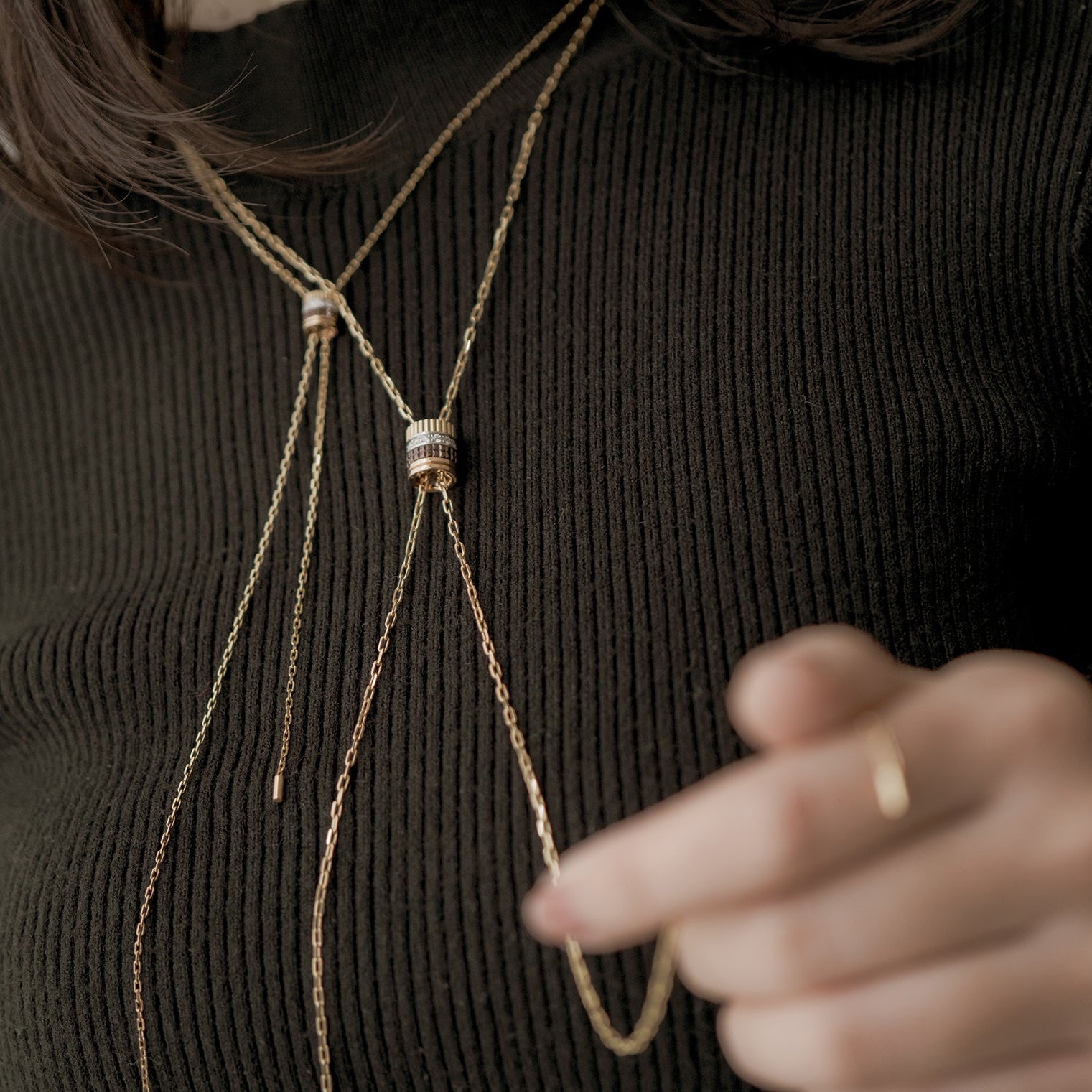 BOUCHERON ブシュロン キャトル クラシック タイネックレス ミディアム JCL01146