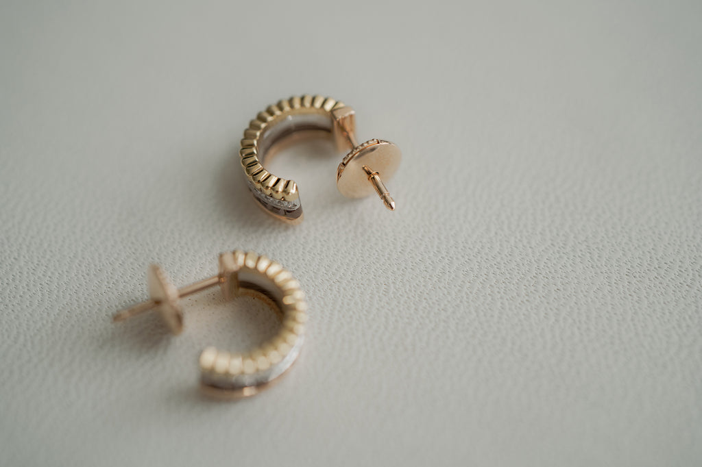 BOUCHERON ブシュロン QUATRE CLASSIQUE キャトル クラシック フープイヤリング ミニ JCO00122