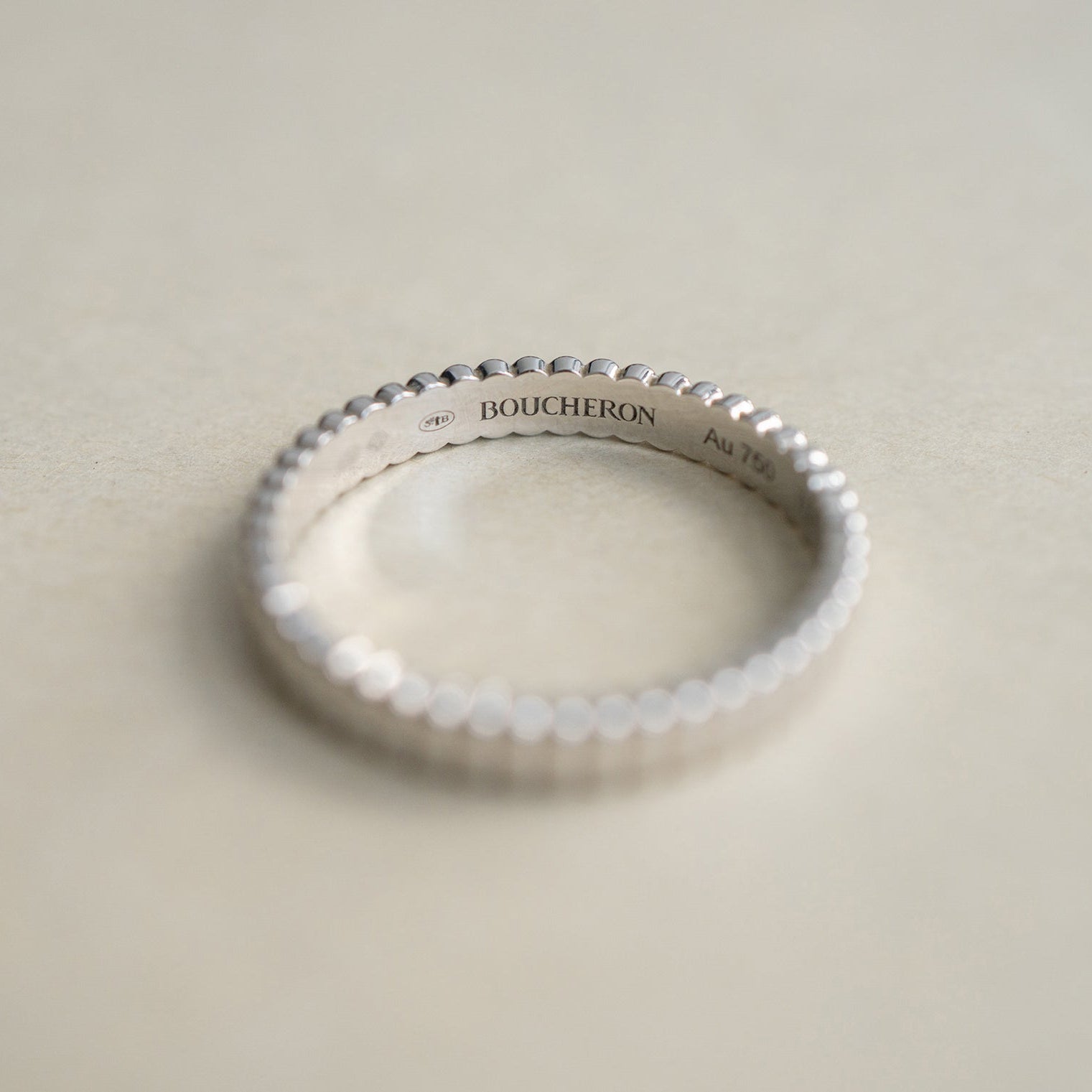 BOUCHERON ブシュロン キャトル グログラン リング スモール JAL01170