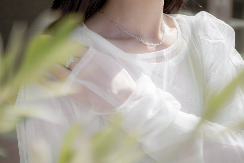 Damiani ダミアーニ ミモザ ホワイトゴールド、ダイヤモンド ネックレス 20086885