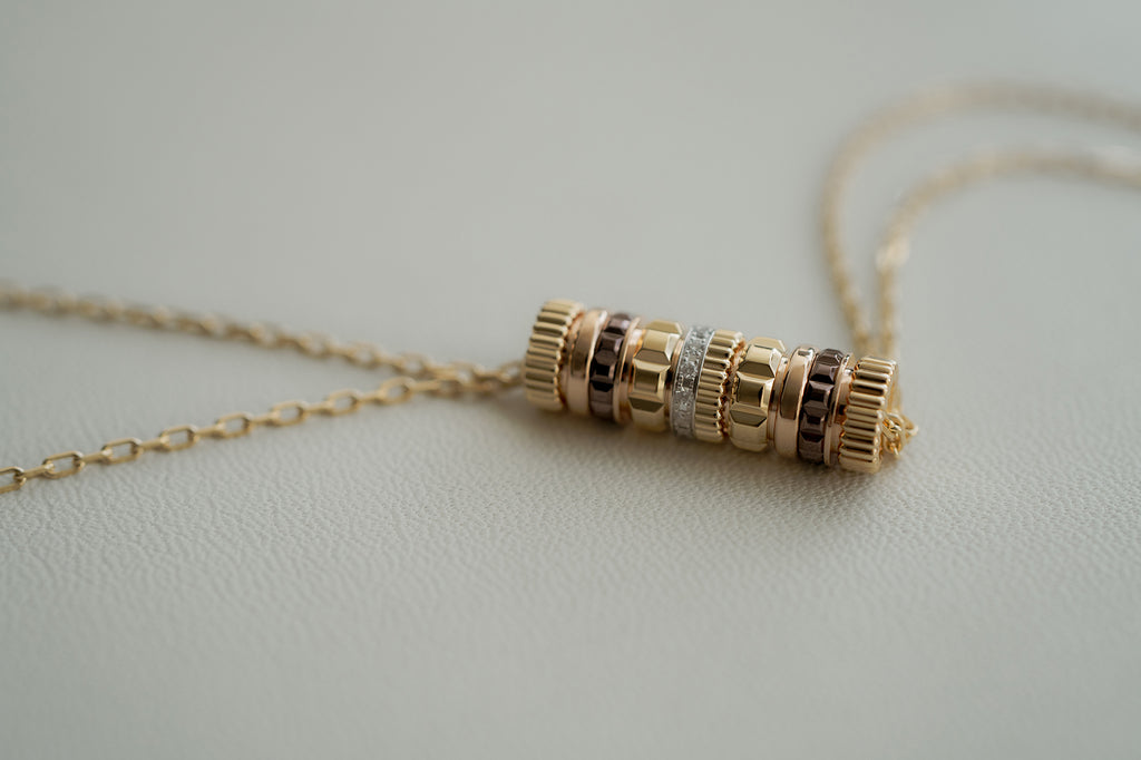 BOUCHERON ブシュロン QUATRE CLASSIQUE キャトル クラシック 2モチーフ タイネックレスJCL00089