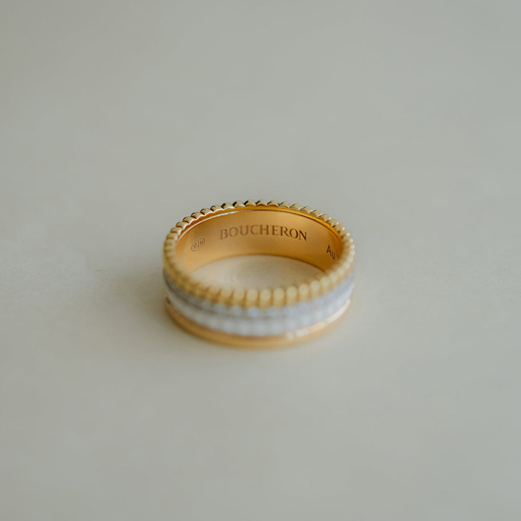 BOUCHERON ブシュロン キャトル ホワイト ダイヤモンド リング スモール JRG01597