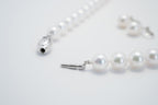 Pearl パール 花珠 ネックレス、ピアスセット 9.0mm～9.5mm SS115557