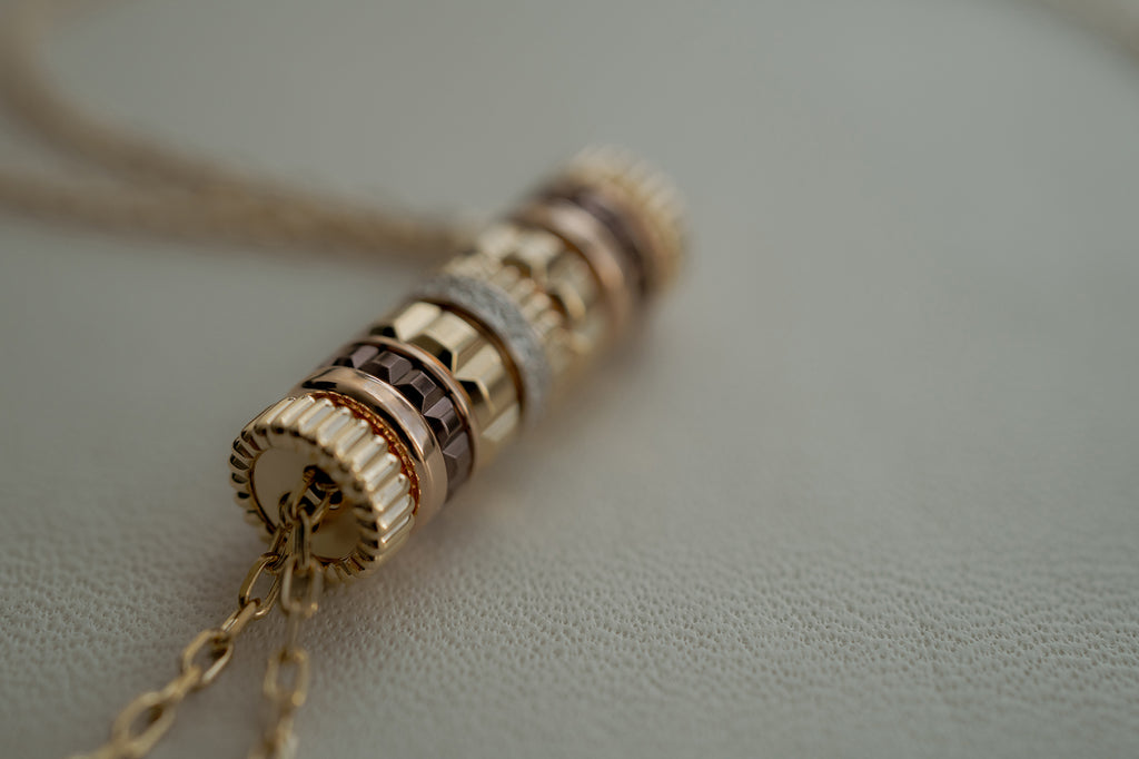 BOUCHERON ブシュロン QUATRE CLASSIQUE キャトル クラシック 2モチーフ タイネックレスJCL00089