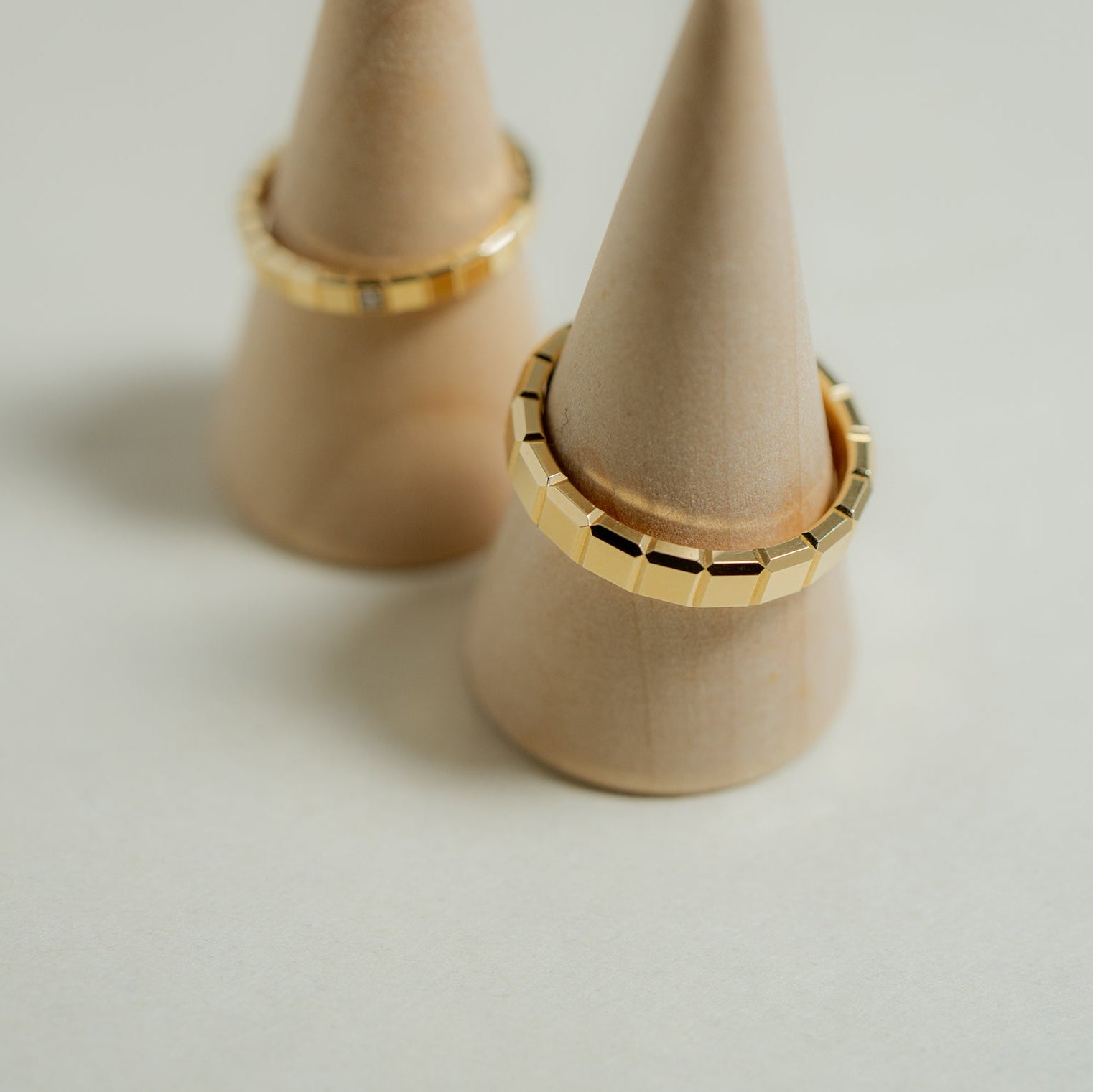 ショパール アイスキューブ イエローゴールドリング @829834-0010