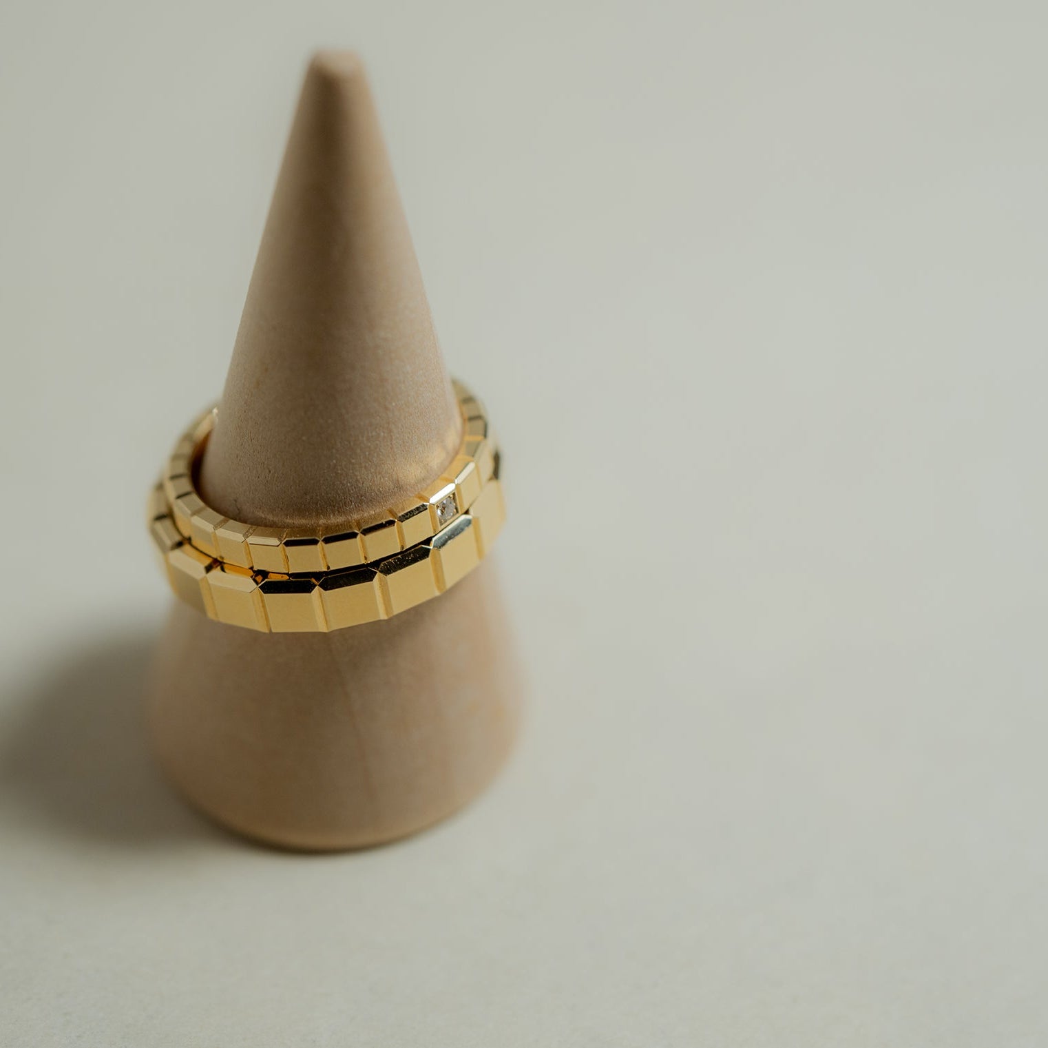 ショパール アイスキューブ イエローゴールドリング @829834-0010