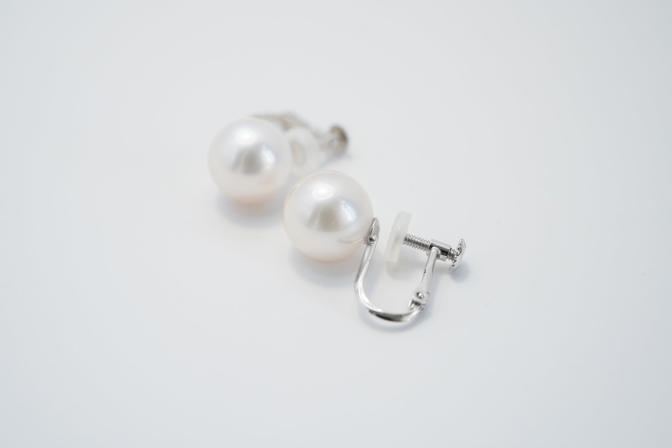 Pearl パール 花珠 ネックレス、ピアスセット 9.0mm～9.5mm SS115557