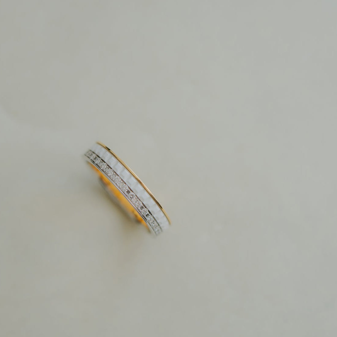 BOUCHERON ブシュロン キャトル ホワイト ダイヤモンド リング ハーフ JAL00237