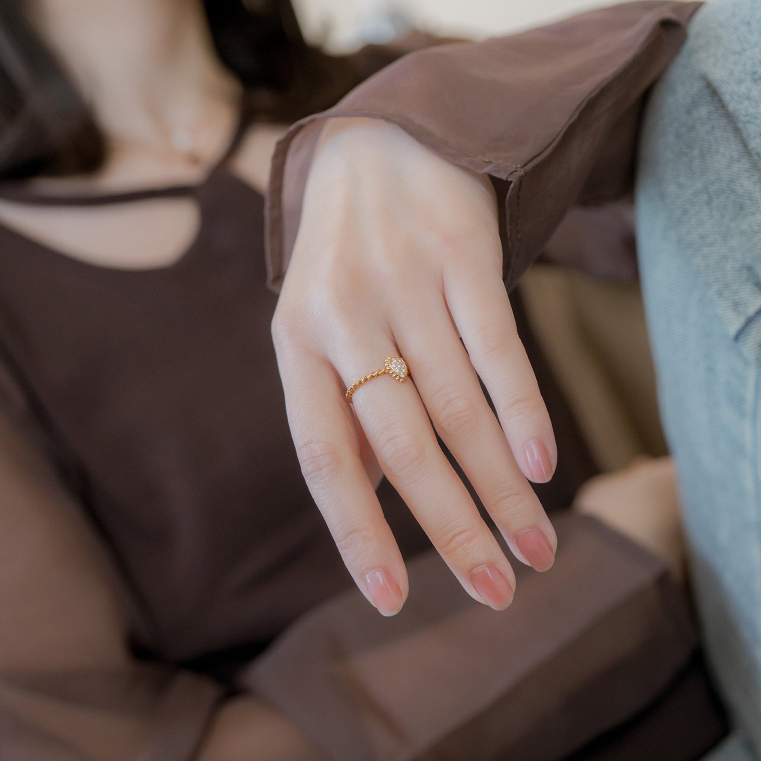 BOUCHERON ブシュロン セルパンボエム リング イエローゴールド エクストラスモール JRG02143