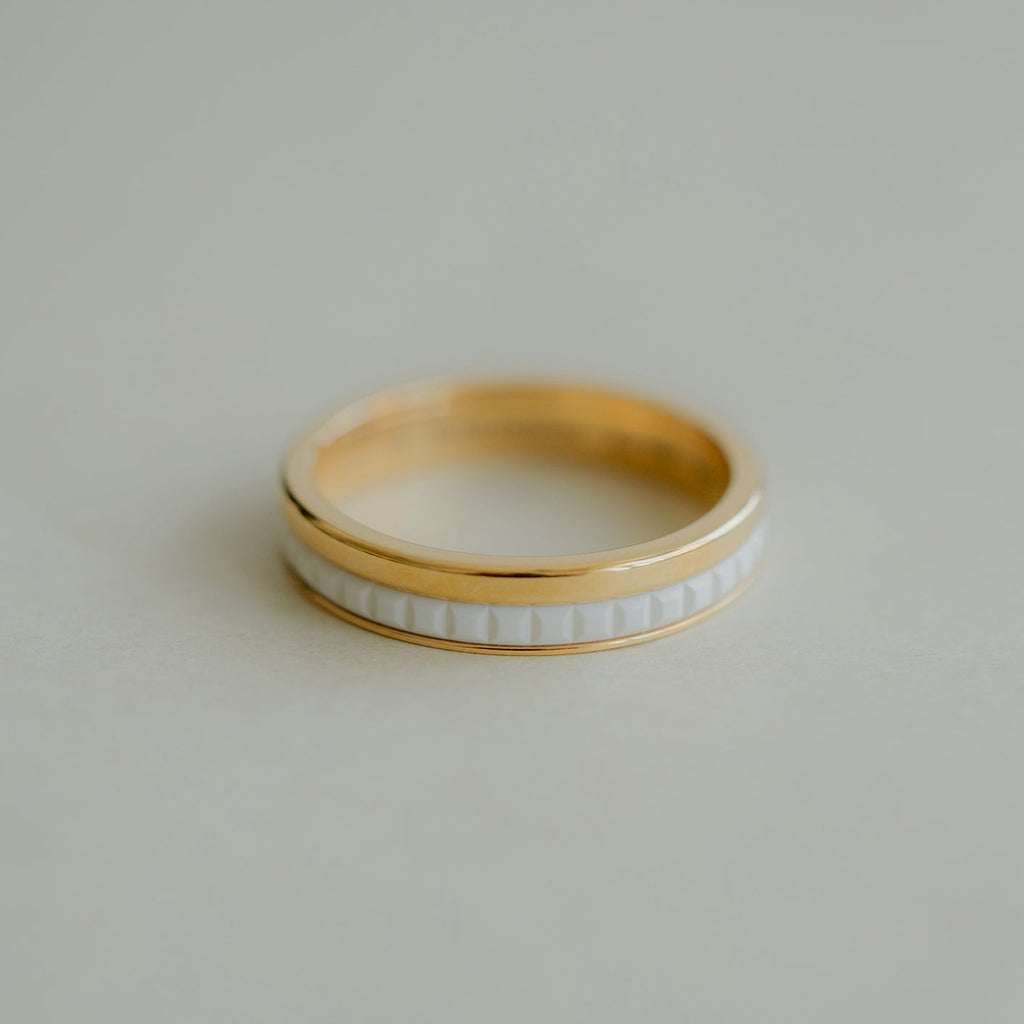 BOUCHERON ブシュロン キャトル ホワイト リング ハーフ JAL00238